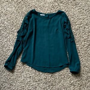 Long Sleeve Emerald Dress Shirt